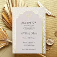 Art Deco Gold Floral Lotus Wedding Reception