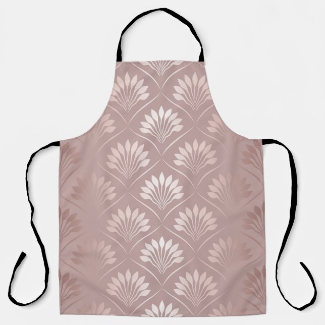 Art Deco: Gold Lattice Elegance. Apron (Front)