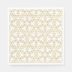 Art Deco Gold Napkin