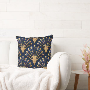 Art Deco Gold Pattern Cushion