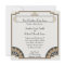 Art Deco Gold Posh Wedding Invitation