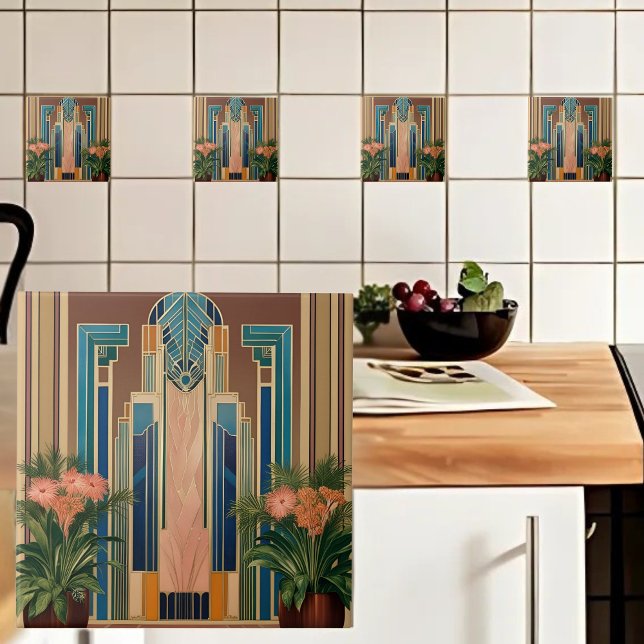 Art Deco Golden Era Entrance Ceramic Tile (Creator Uploaded)