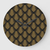 Art Deco: Golden Squares, Corner Wallpaper.