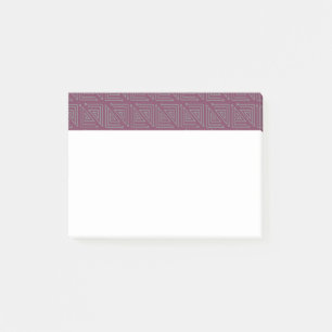 Art Deco Gray Mazes Post-it Notes