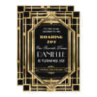 Art Deco Great Gatsby Roaring 20s 30th Birthday In