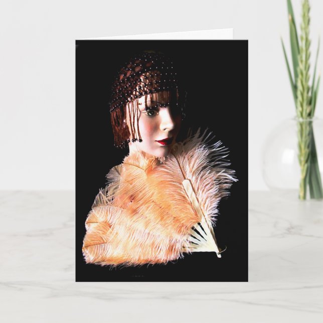 Art Deco Greeting Card (Front)