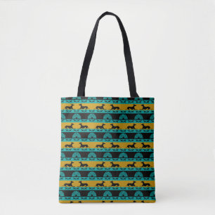 Art Deco Greyhound Tote Bag