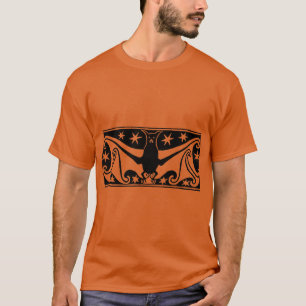 Art Deco Halloween Bat T-Shirt