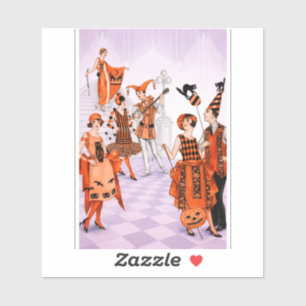 Art Deco Halloween Illustration – Vintage 1920s