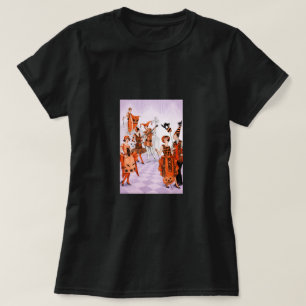 Art Deco Halloween Illustration – Vintage 1920s T-Shirt