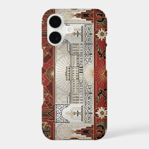 Art Deco Heritage Flag   Austria   iPhone Case