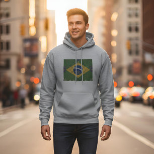 Art Deco Heritage Flag Brazil 1920s Style Hoodie