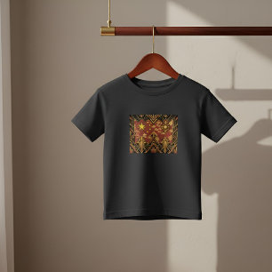 Art Deco Heritage Flag   China   Vintage Toddler T-Shirt