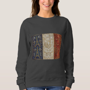 Art Deco Heritage Flag France Classic 1920s Sweatshirt