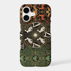 Art Deco Heritage Flag   Ireland   iPhone Case