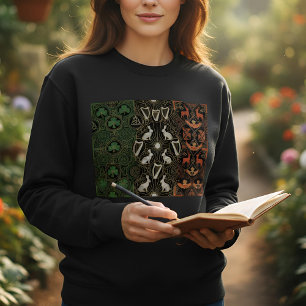 Art Deco Heritage Flag   Ireland   Vintage 1920s Sweatshirt