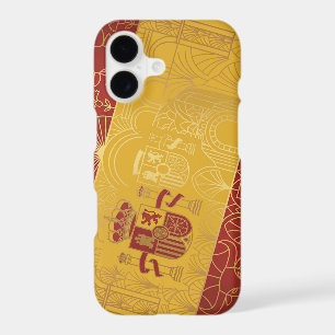 Art Deco Heritage Flag Spain II iPhone Case