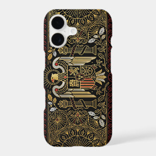 Art Deco Heritage Flag Spain iPhone Case