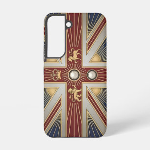 Art Deco Heritage Flag United Kingdom Vintage Samsung Galaxy Case