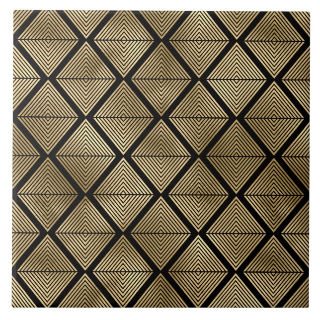 art deco home decor ceramic tile (Front)