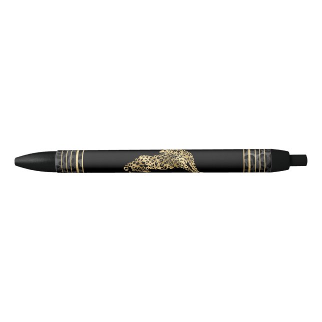 Art Deco I (black/gold)  Black Ink Pen (Front)