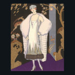 Art Deco Illustration Italian Coat and Dress Poster<br><div class="desc">Art Deco style Illustration by George Barbier of a woman modelling an Italian dress and coat. George Barbier 1882 - 1932 was one of the great French illustrators of the early 20th century. He is well known for his commissions to design theatre and ballet costumes, to illustrate books, and to...</div>