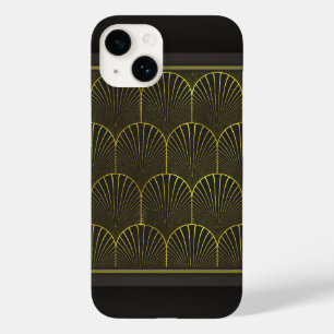 Art Deco In Gold And Black Case-Mate iPhone 14 Case