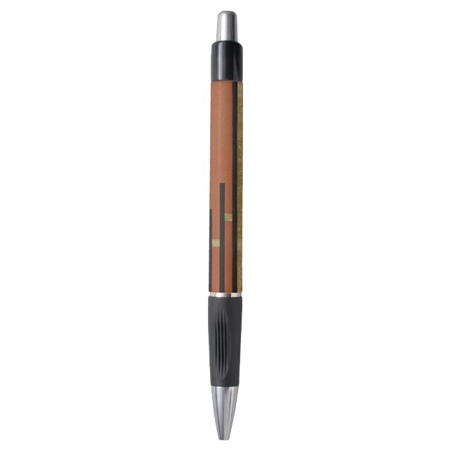 Art Deco In Gold And Tan (Front Vertical)