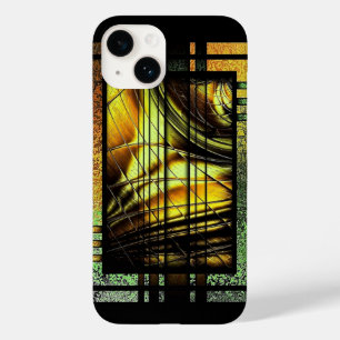 Art Deco In Green And Gold  Case-Mate iPhone 14 Case