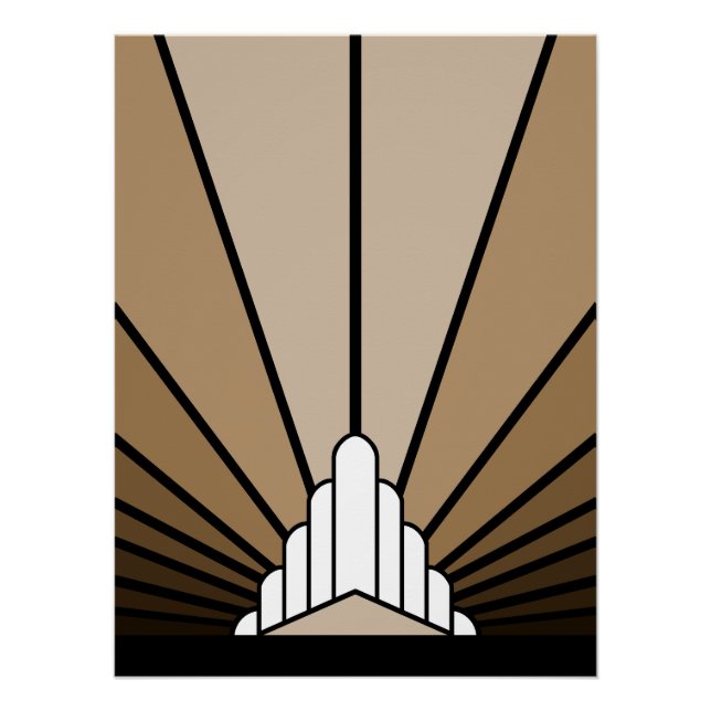 Art deco in tan poster (Front)