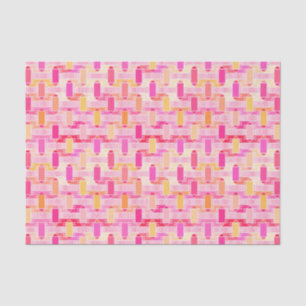 Art Deco industrial chic - pink, peach, gold Tissue Paper