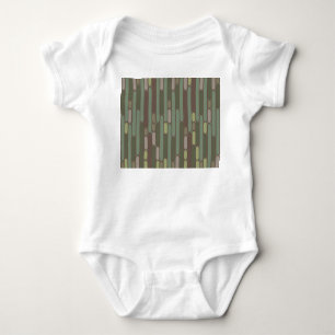 Art Deco Inspired Ovals Baby Bodysuit