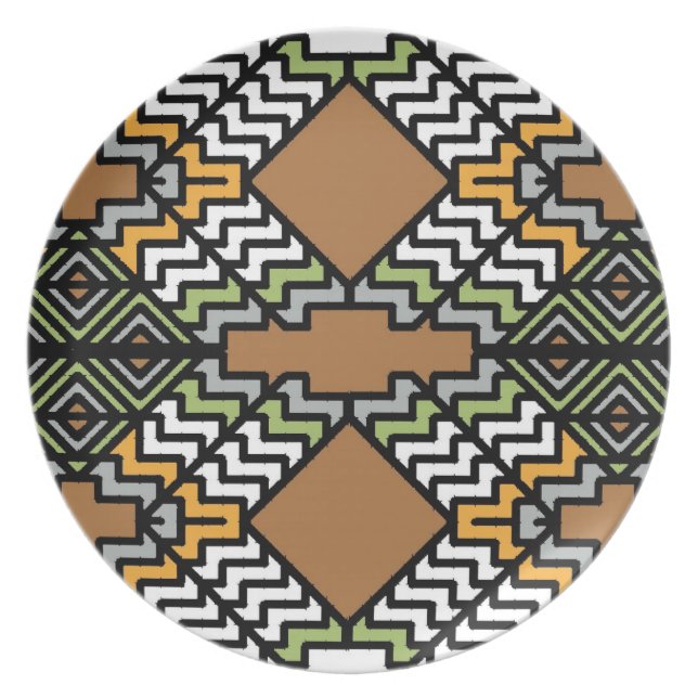 Art Deco Inspired Plate (Front)