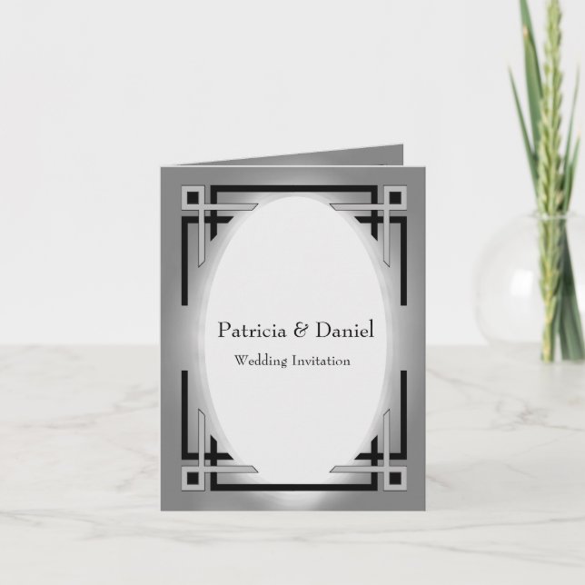 Art Deco Invitation (Front)
