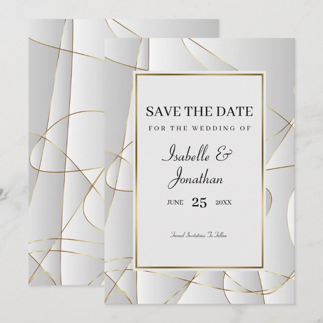 Art Deco Invitation (Front/Back)