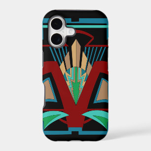 Art Deco iPhone 11 and up Case (Black)