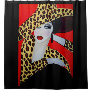 ART DECO JASSA BELL SHOWER CURTAIN