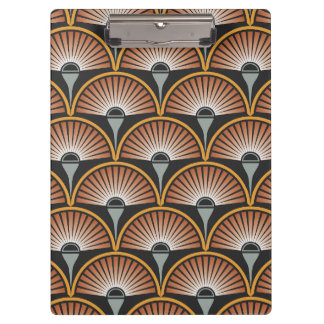 Art Deco Jazz Age Sunset Jukebox Clipboard