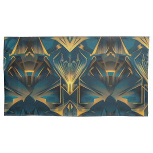 Art Deco King Pair Pillowcases