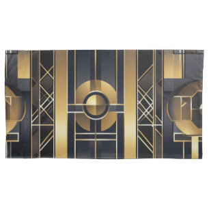 Art Deco King Pillowcase