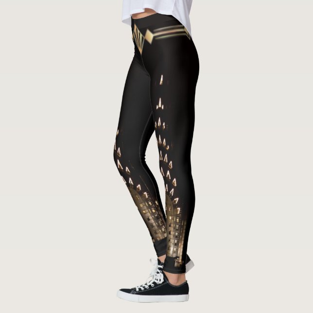 Art Deco Kitsch Leggings (Left)