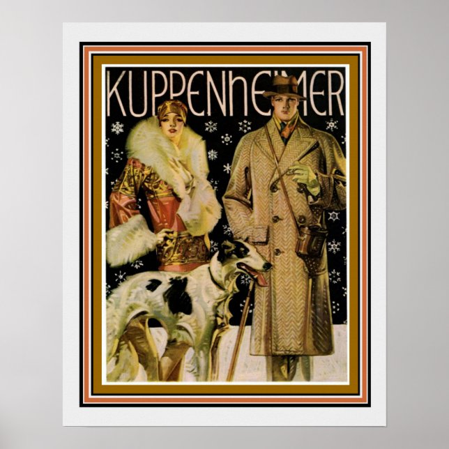 Art Deco Kuppenheimer Ad Poster 16 x 20 (Front)