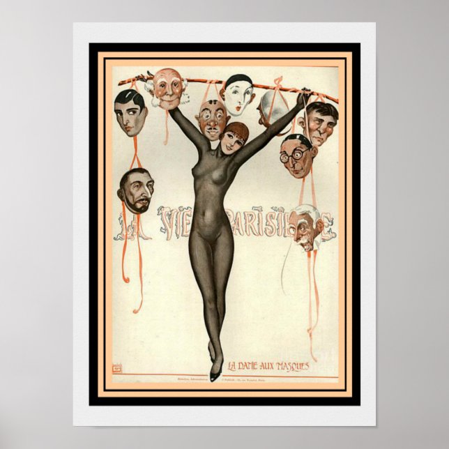 Art Deco La Vie Parisienne 12 x 16 Print (Front)