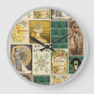 Art Deco Ladies  Large Clock