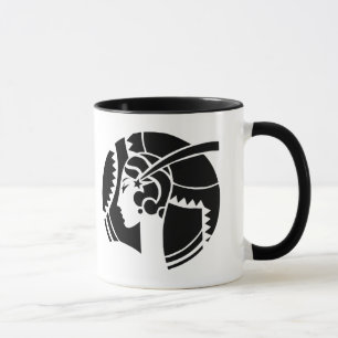 Art Deco Lady Mug