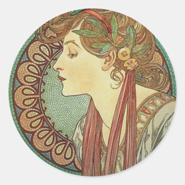 Art Deco Stickers & Labels Zazzle UK