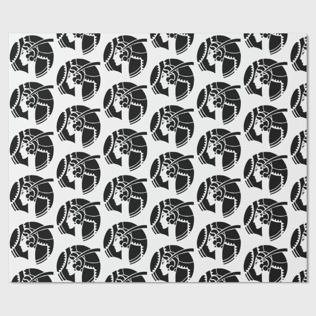 Art Deco Lady Wrapping Paper (Flat)