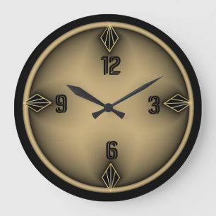 Art Deco Large Clock