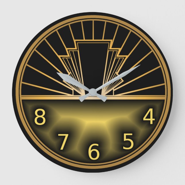 Art Deco Large Clock (Front)