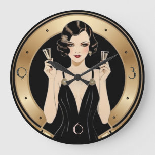 Art Deco Large Clock